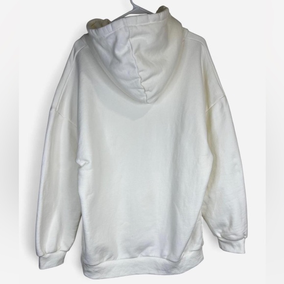 Peppermayo Exclusive Signature Oversized Hoodie In Ivory. - Picture 3 of 8